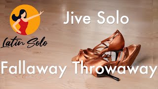 Fallaway Throwaway  Jive Solo Ladies  Latin Solo Tutorial [upl. by Ivanna]