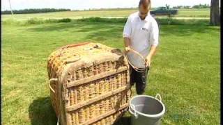 Hot Air Balloon Inflating Quickly hotairballoonfestival [upl. by Arikahc]