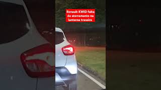 FALTA DE ATERRAMENTO NA LANTERNA TRASEIRA DO RENAULT KWID [upl. by Rotberg]