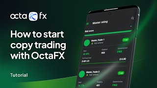 Tutorial — How to start copy trading with OctaFX [upl. by Kcered]