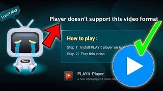 Player Doesnt Support This Video Format FixI Cant PlayPlayer Pl▶️ [upl. by Roleat320]