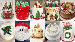 Christmas cake decorating ideas  Christmas cake design  Christmas theme cake 2023Santa Claus cake [upl. by Notsae]