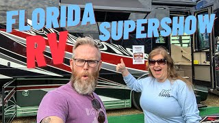 Our First Time at the Florida RV Supershow in Tampa 2021 [upl. by Eibocaj]