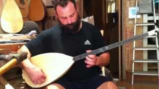 Bağlama sazmade by DRapakousios played by Mitsaraskerimoglu turkish song [upl. by Jonell]