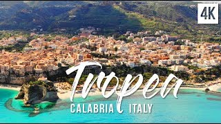 The Very Best of TROPEA Calabria Italy  Spiaggia della Rotonda Aerial 4k drone footage [upl. by Alyk]