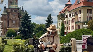 Busking in Timisoara Romania  ‘Gypsy Queen’ amp ‘In Awe’ [upl. by Tomasz]