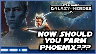 Free Phoenix Shards Should You Finish the Phoenix Farm in SWGOH [upl. by Wolram]