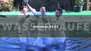 Wassertaufe Oktober 2023  FECG Aldingen [upl. by Bruce]