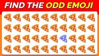 Find the ODD One Out  Emoji Quiz  Easy Medium Hard Impossible [upl. by Sirrah524]