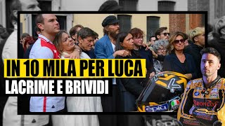 FUNERALE LUCA SALVADORI LACRIME E DISPERAZIONE JOVANOTTI E MORANDI E ALTRI VIP PRESENTI [upl. by Eislel555]