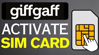 How To Activate SIM Card On GiffGaff EASY 2024 [upl. by Eadahs]