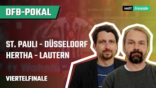 DFB Pokal Viertelfinale Tipps ⚽ Schaulaufen der Zweitligisten [upl. by Asille81]