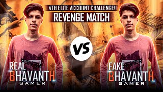 Fake Bhavanth Vs Real Bhavanth😡1vs1 ജയിച്ച 4th Elite Account കിട്ടും😳ഞാൻ Hacker ആണോ Free Fire Max [upl. by Floris]