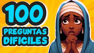 100 ACERTIJOS BIBLICOS 😧❓  100 PREGUNTAS DIFICILES DE LA BIBLIA [upl. by Emmalyn]