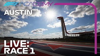 F1 ACADEMY LIVE Race 1  Austin 2023 [upl. by Haduhey]