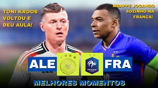 TONI KROOS VOLTOU A SELEÇÃO E DEIXOU MBAPPE PERDIDO Alemanha 2 x 0 França [upl. by Laurentia]