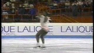 Surya Bonaly FRA  1992 Trophée Lalique Ladies Free Skate [upl. by Llemert]