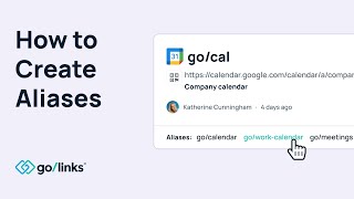 How Go Link Aliases Help Resource Discovery StepbyStep Guide [upl. by Friedrick]