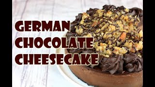 Vegan German Chocolate Cheesecake  Gretchens Bakery [upl. by Aniuqaoj815]