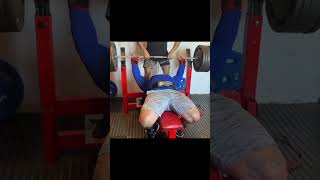 250kg Bench Press 3 Reps powerlifting [upl. by Fadil]