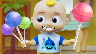 Lollipop Song  Ice Cream Song  CoComelon Toys Nursery Rhymes amp Kids Songs [upl. by Milano]