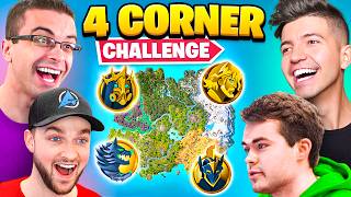 The MYTHIC 4 Corner Challenge in Fortnite [upl. by Ntsuj561]