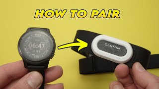 How to Connect Watch to Garmin HRM Pro Plus Heart Monitor  FULL SETUP [upl. by Iris]