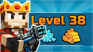 WE MADE IT TO THE HIGHEST LEVEL IN THE GAME 38 MAX LEVEL  Pixel Gun 3D [upl. by Elliot]