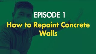 BOYSEN PINTANONG How to Repaint Concrete Walls [upl. by Armington]