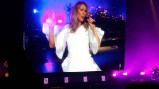 Jai Cherche Ton Coeur  Celine Dion  LIVE The Royal Arena Copenhagen  June 14 2017 Fan Video [upl. by Ekrub]