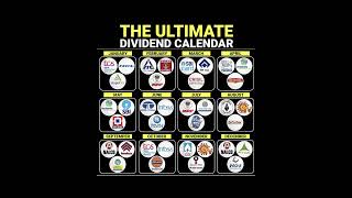 THE ULTIMATE DIVIDEND CALENDAR 🤑  Best Dividend Stocks For Long Term stockmarket [upl. by Tillinger]