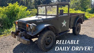 What’s It Like To Drive a 70 Year Old Military Truck 1953 Dodge M37 Back On The Road [upl. by Asillam]