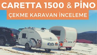 Caretta 1500 Karavan vs Pino Pi2010⎪750 Kg Altı Çekme Karavan Karşılaştırma [upl. by Jeanine]