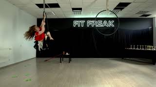 I Wewnętrzne zawody Fitfreak Studio 2021  Aerial Hoop Marta W [upl. by Eilama]