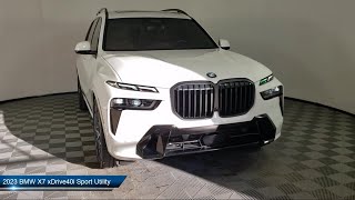 2023 BMW X7 xDrive40i Sport Utility For sale in Miami Pinecrest Kendall Palmetto Bay Cutler Bay [upl. by Helga]