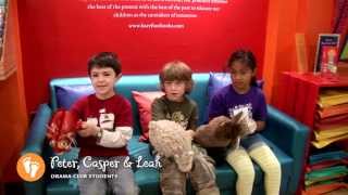 Meet Peter Casper amp Leah Barefoot Books Drama Club Students [upl. by Lehctim408]