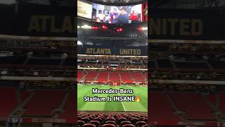 MercedesBenz Stadium😳🔥 shorts viralshorts popular edit rap hiphop music explore atlanta [upl. by Mommy403]