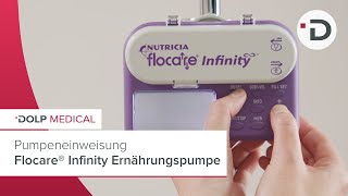 Flocare Infinity Ernährungspumpe Bedienung und Alarme I DOLPEDIA [upl. by Thomajan]