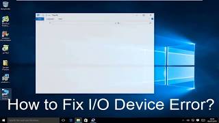 How to Fix IO Device Error Windows 10 StepbyStep Guide [upl. by Garv38]