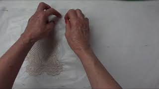 Continuous Lace Making Embroidershoppe Zandra Shaw [upl. by Adamek951]