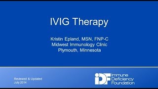 IVIG Therapy [upl. by Tolliver]