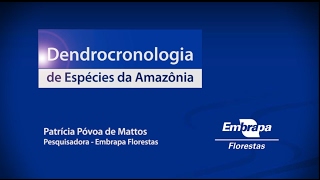 Dendrocronologia como suporte ao manejo florestal sustentável [upl. by Sirrot486]