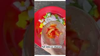 kuch chatpata in diet  Bell pepper salad weight loss salad [upl. by Esiuqcaj]