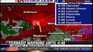 WAFF 48 Coverage of Hackleburg EF5 Tornado  42711 [upl. by Louis537]