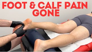 Deep Tissue Massage for Foot Pain  Plantar Fasciitis [upl. by Alon730]