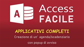 Applicativo Completo  Agenda e Scadenziario con popup avvisi [upl. by Ahsirek425]