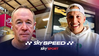 Liam Lawson chats to Greg Murphy on F1 contract  Sky Speed [upl. by Nwahsyt]