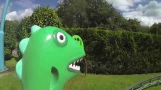 Georges Dinosaur Adventure Ride at Peppa Pig World [upl. by Ardnaet]