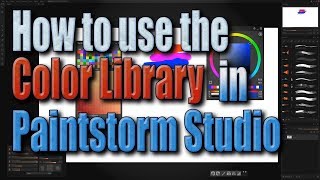 How to use Swatches and The Color Library in Paintstorm Studio [upl. by Adnorhs]