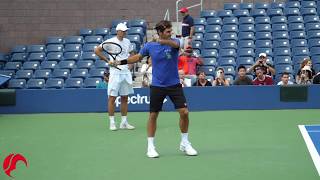 Roger Federer Forehand Slow Motion 2019  Fluid Relaxation [upl. by Bartholomeus]